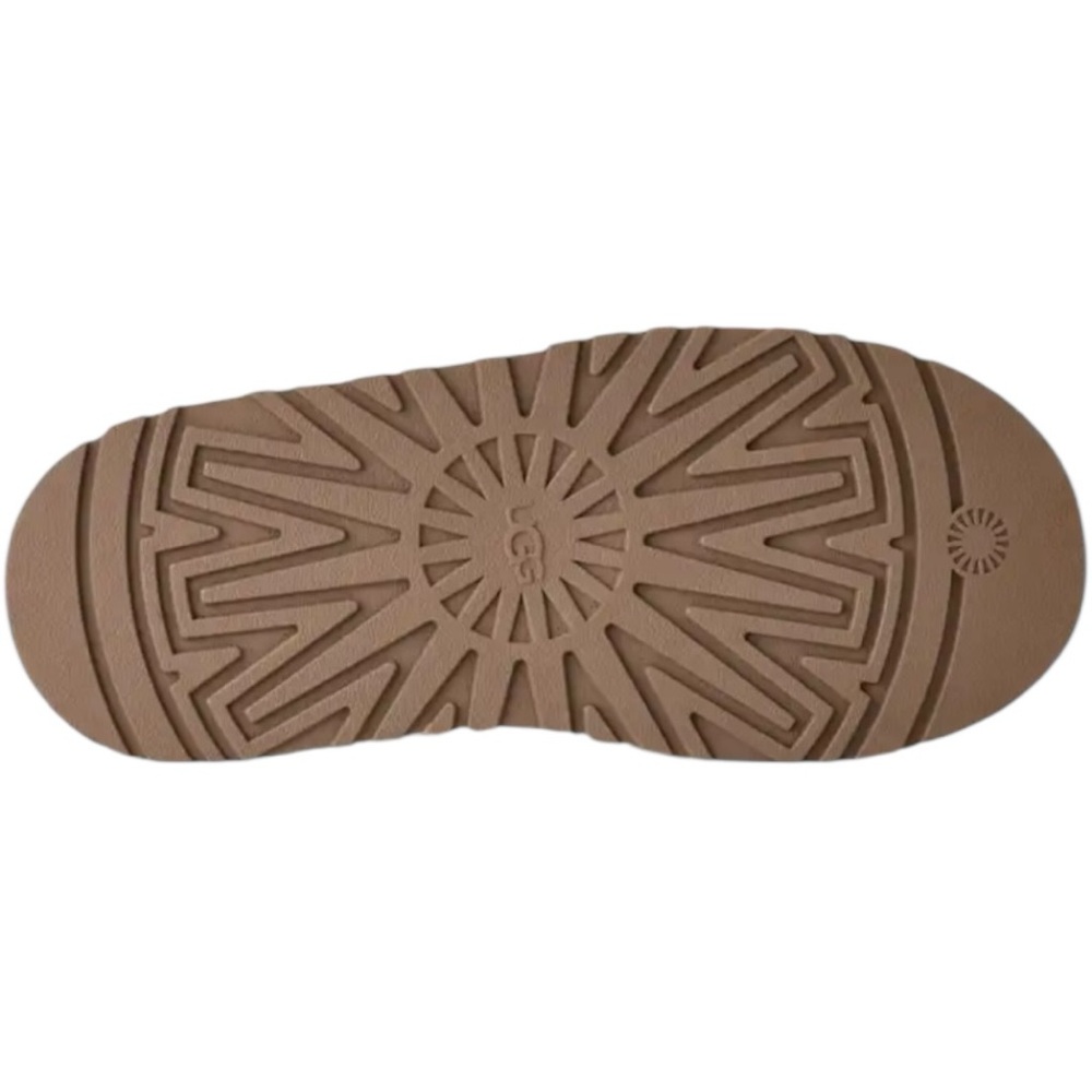 New in Box! Ugg Tazz II Platform Fur Mule Chestnut Size 9 Mule - Picture 7 of 13